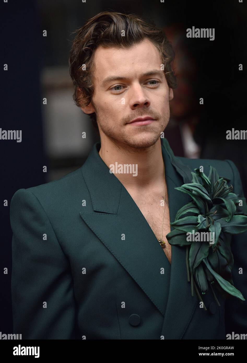 Toronto, Canada. 11th septembre 2022. Harry Styles assiste à la première mondiale de « mon policier » au Princess of Wales Theatre pendant le Festival international du film de Toronto, au Canada, dimanche, à 11 septembre 2022. Photo de Chris Chew/UPI crédit: UPI/Alay Live News Banque D'Images