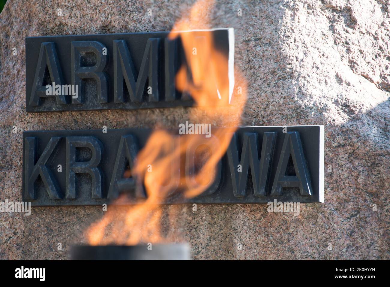 Pomnik Armii Krajowej i Polskiego Panstwa Podziemnego (le monument de l'État souterrain polonais et de l'Armée nationale) à Gdansk, Pologne© Wojciech Strozyk Banque D'Images