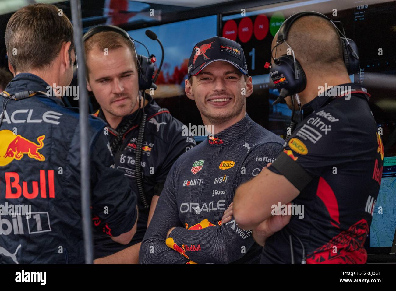 MONZA, Italie, 11 septembre 2022 ; n° 1, Max VERSTAPPEN, NDL, Oracle Red Bull Racing RB18 Honda, pendant la Formule 1, F1, Grand Prix d'Italie, grosse Preis Banque D'Images