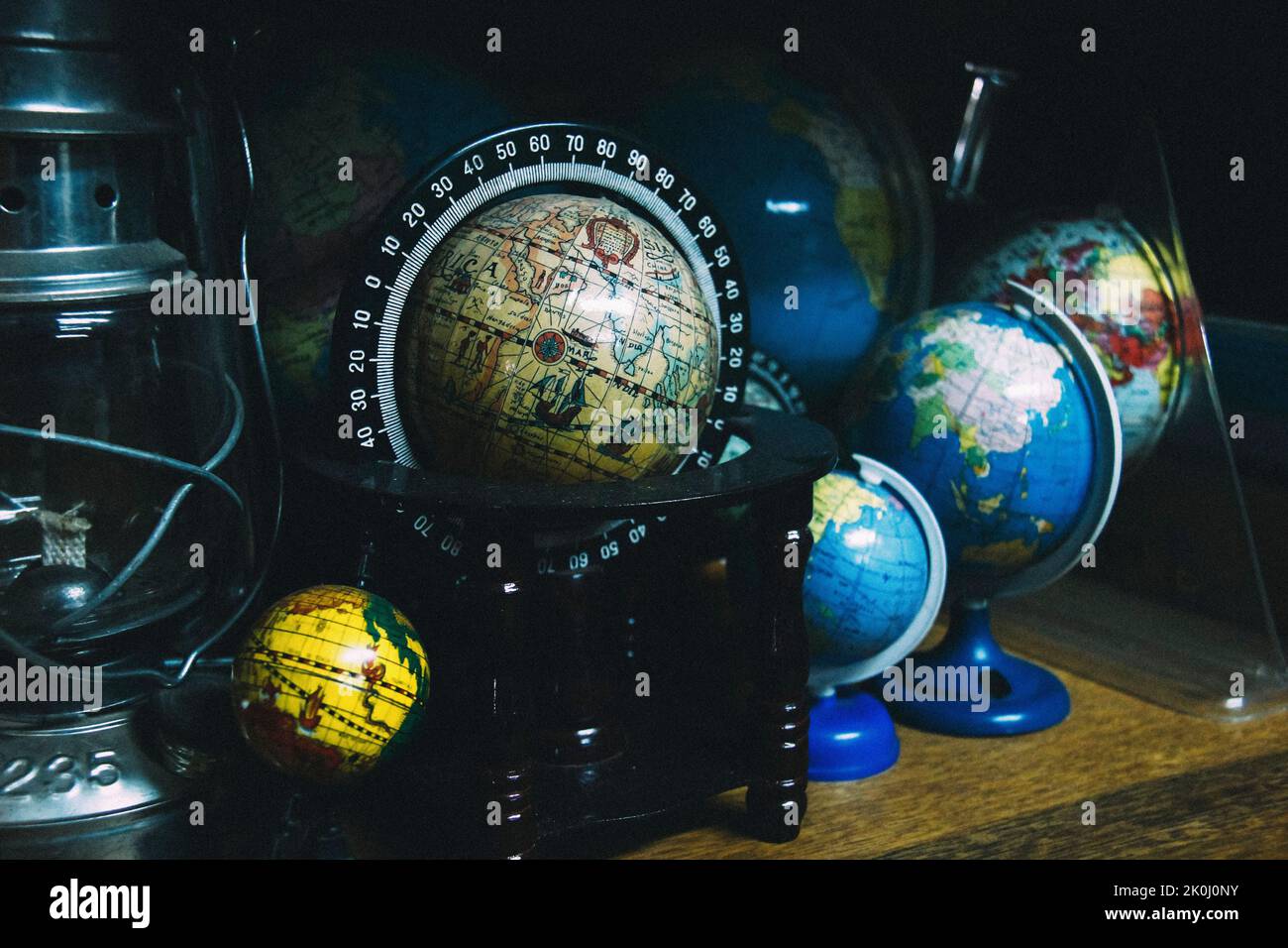 Globes Banque D'Images