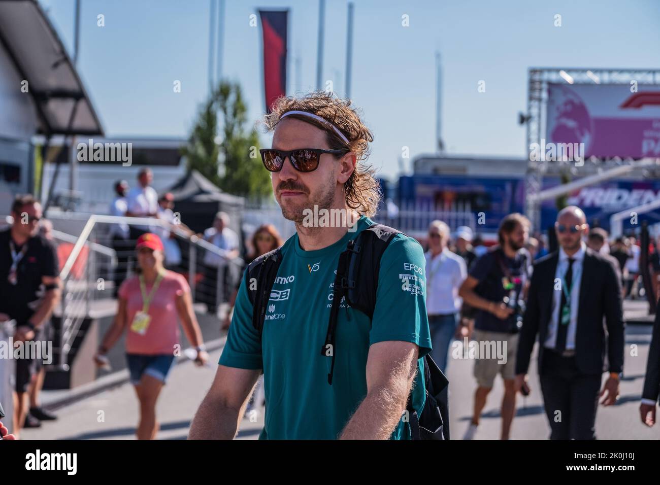 MONZA, Italie, 11 septembre 2022;# 5, Sebastian VETTEL, GER, Aston Martin Formula 1 Team, Aston Martin AMR22 Mercedes, pendant la Formule 1, F1, Italien Banque D'Images