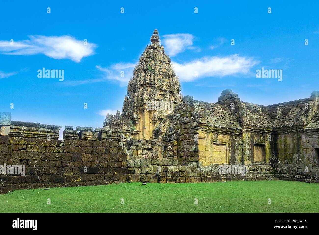 Parc historique de Phanom Rung est Castle Rock vieille architecture il y a environ mille ans à Buriram Province,Thailand Banque D'Images