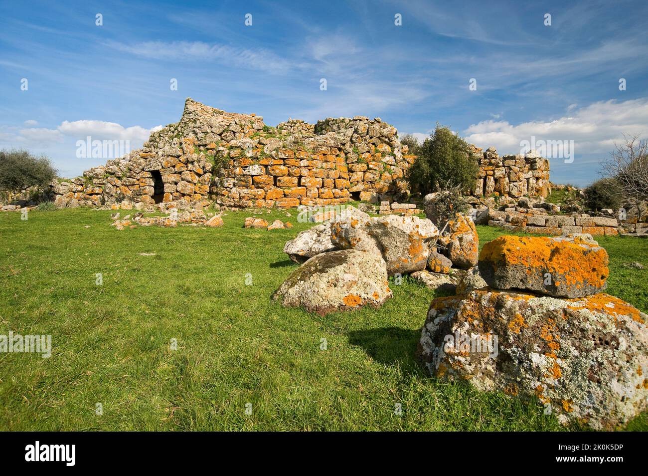 Nuraghe Arrubiu, Orroli, Provincia di Cagliari, Sardaigne, Italie, Europe Banque D'Images