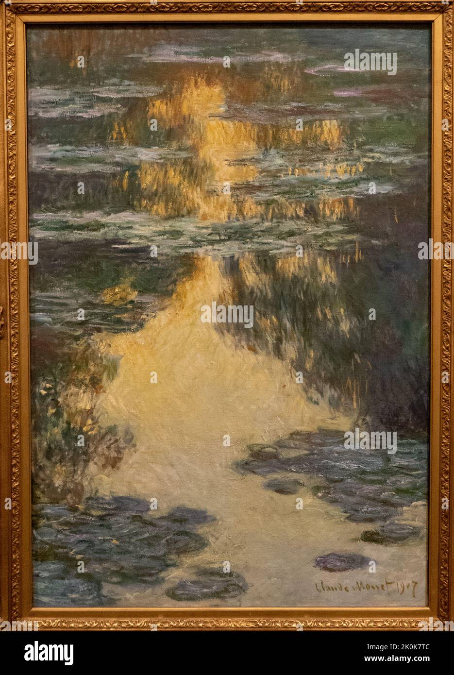 Lillies d'eau par Claude Monet, 1907 Banque D'Images