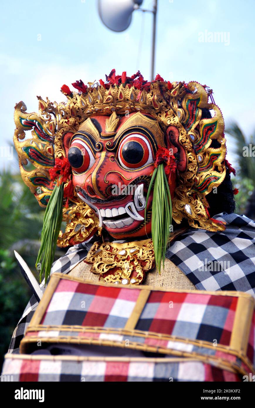 Ratu Gede est un symbole de la puissance des dieux hindous à Tibubiu, Ratu Gede est un symbole de maintenir l'équilibre de la nature avec l'énergie positive. Banque D'Images