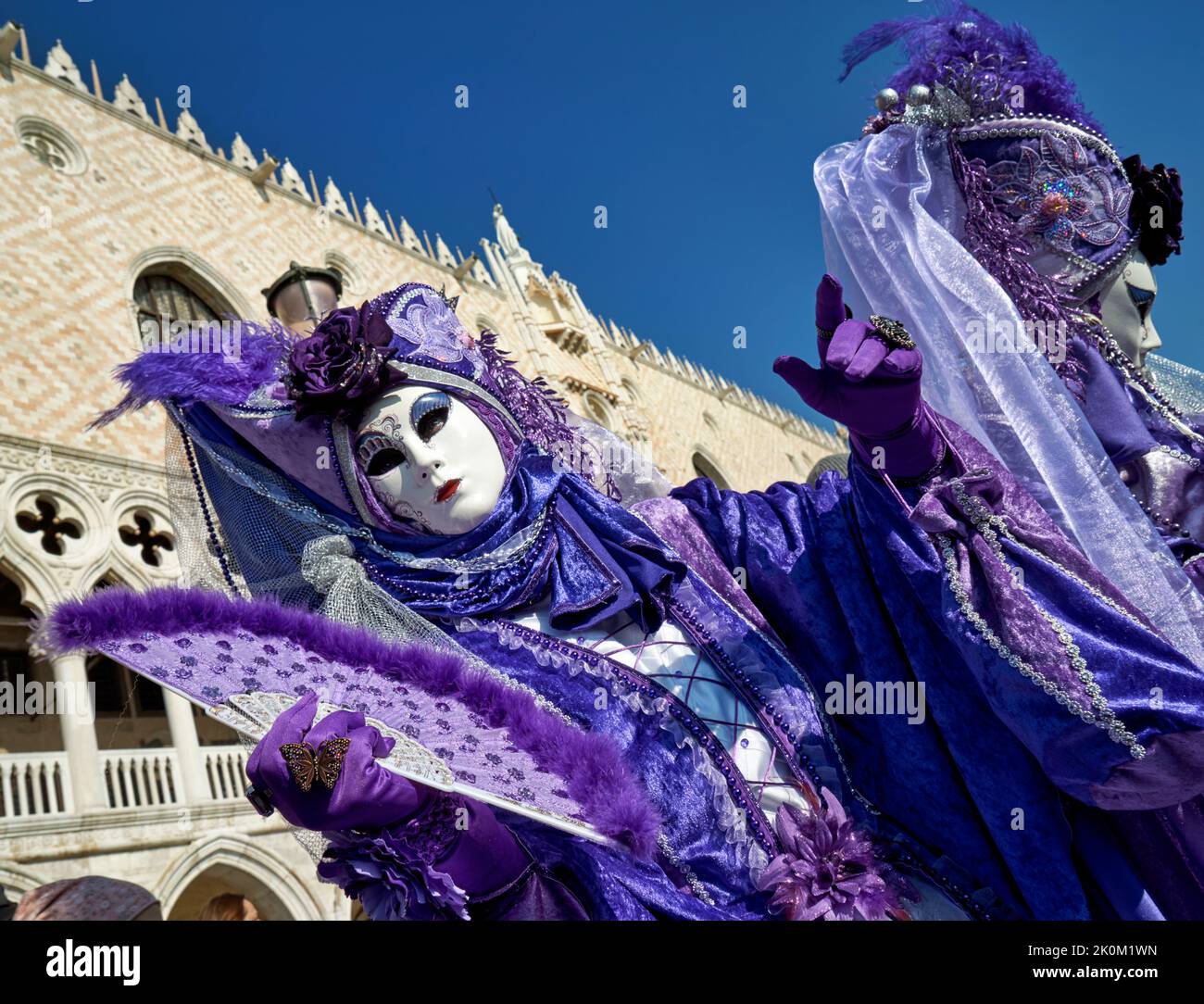 Venise Italie. Le Carnaval Banque D'Images