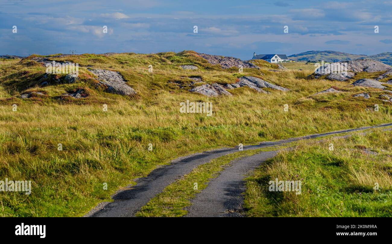 Paysage sur l'île écossaise Hebridean de COLL Banque D'Images