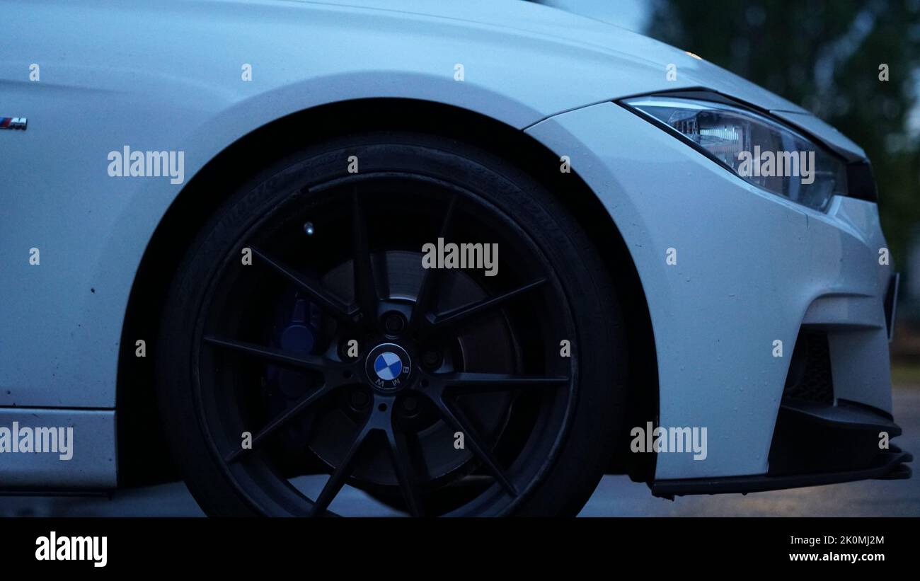 BMW série 3 F30 M Performance Banque D'Images