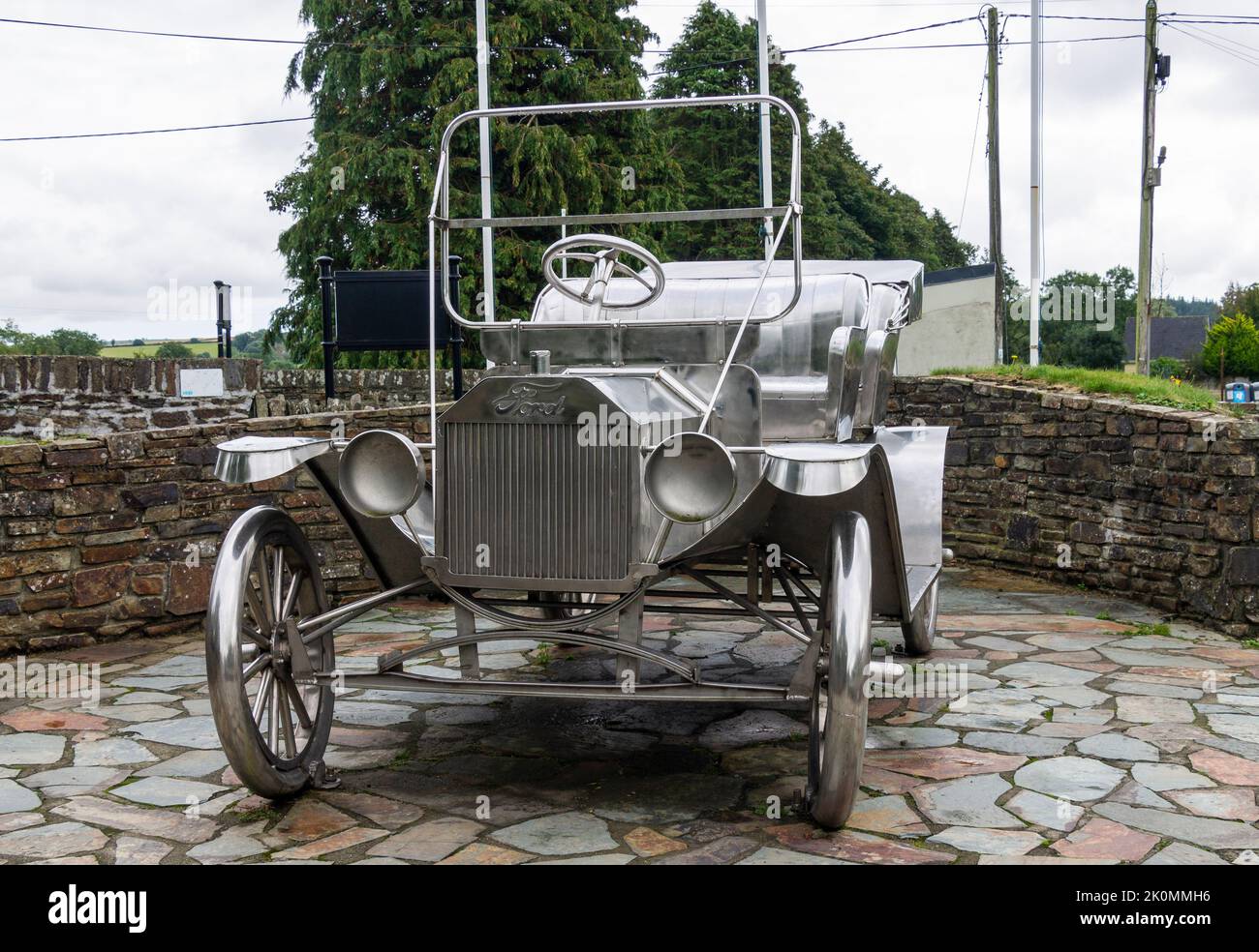 Model T Ford Memorial à Henry Ford, Ballinascarthy, West Cork, Irlande Banque D'Images
