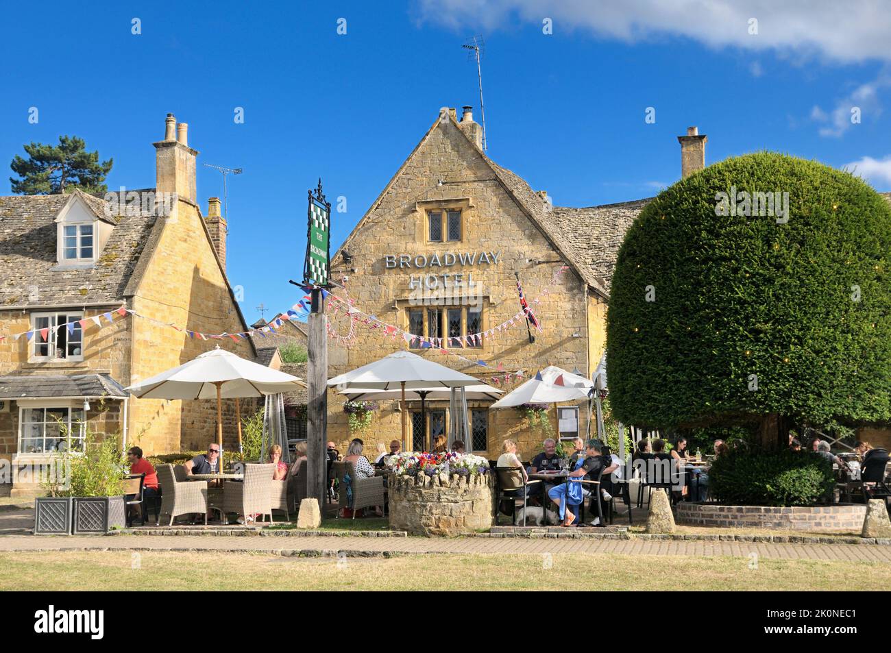 The Broadway Hotel, High Street, Broadway, Cotswolds, Worcestershire, Angleterre, Royaume-Uni Banque D'Images