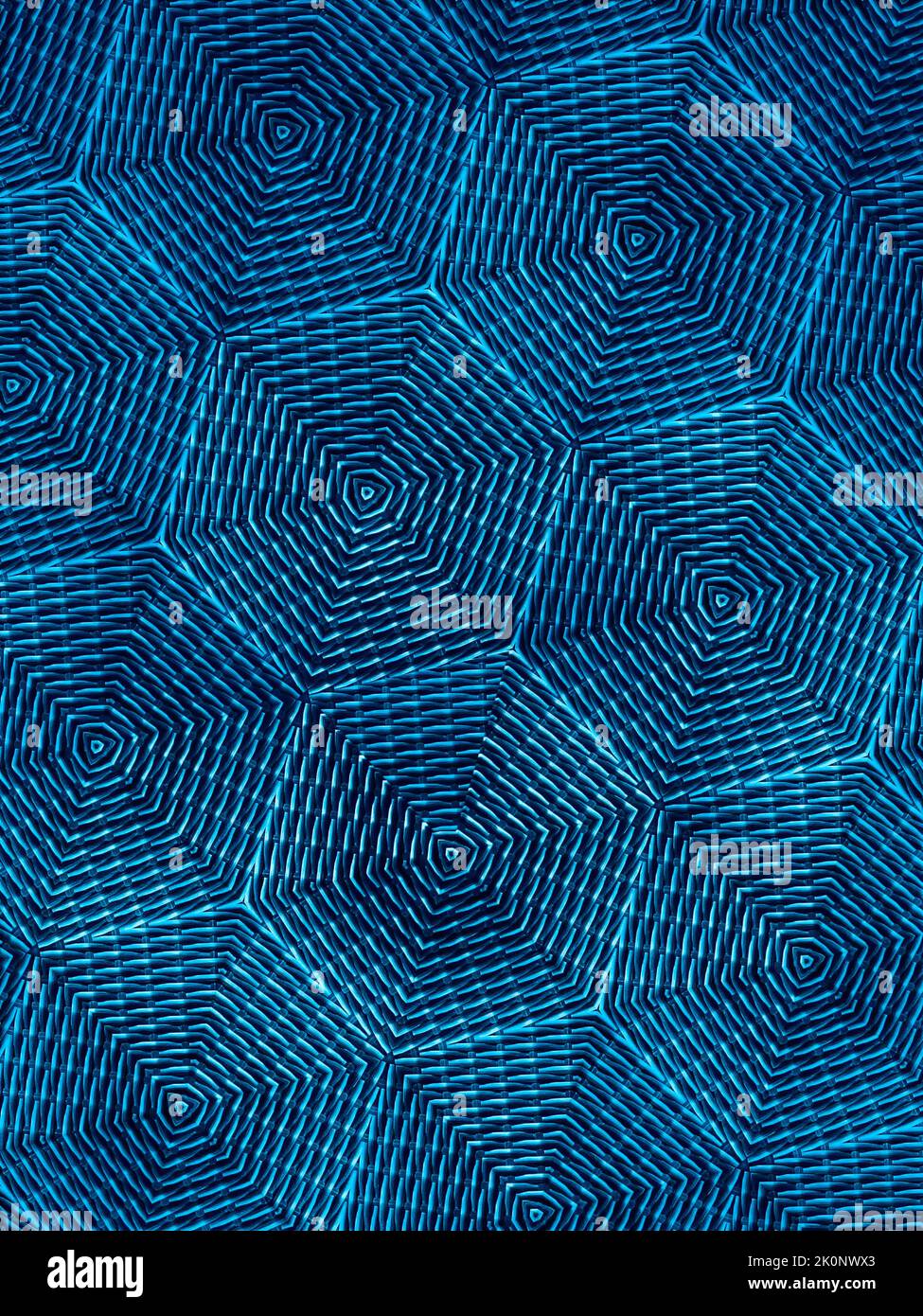 Conception abstraite Hexagon Banque D'Images