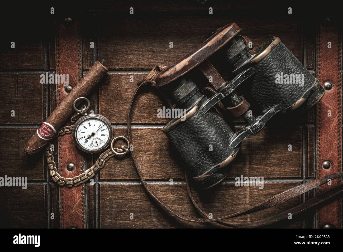 Arrière-plan vintage : arrière-plan de voyage au Trésor pirate Banque D'Images