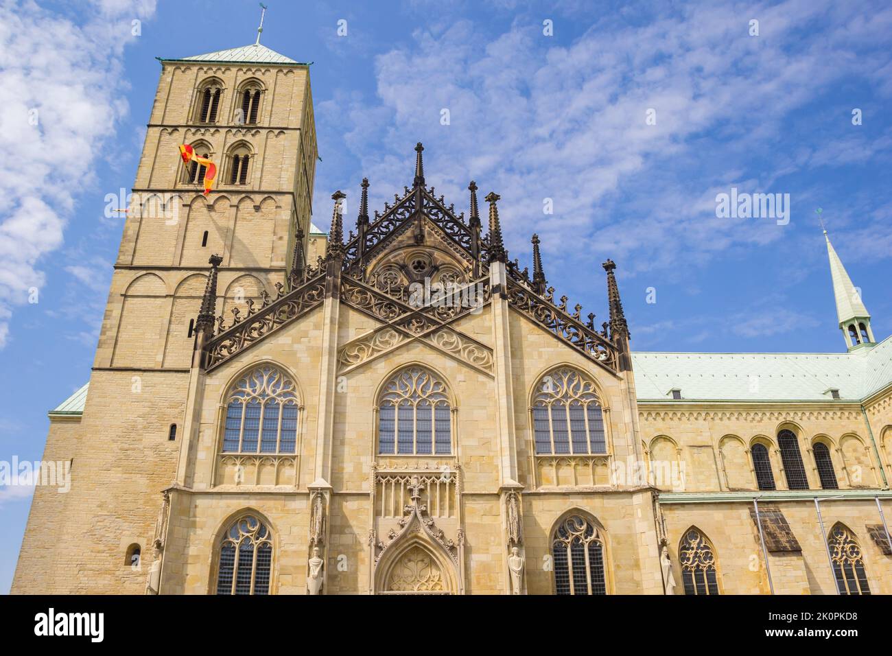 Devant l'église historique Dom de Munster, Allemagne Banque D'Images