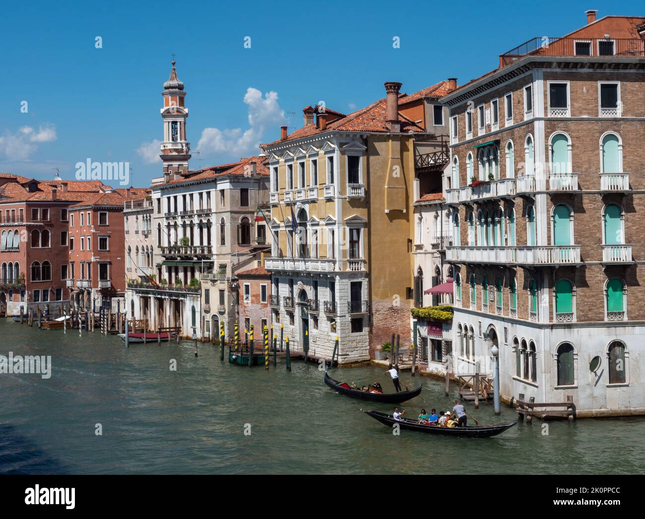 Canal Grande à Venise Italie Banque D'Images