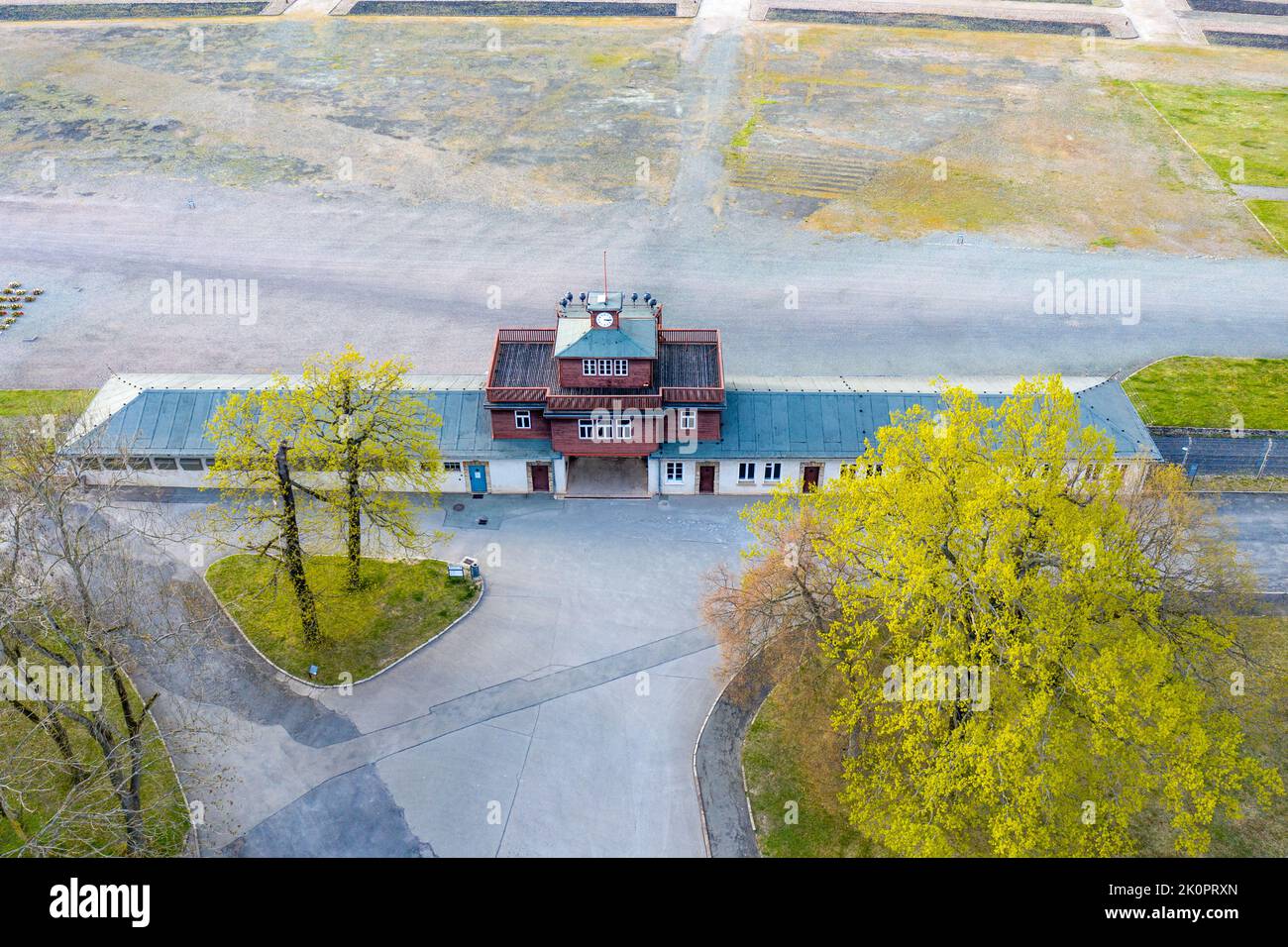 Kenzentrationslager und Gedenkstätte Buchenwald BEI Weimar Banque D'Images