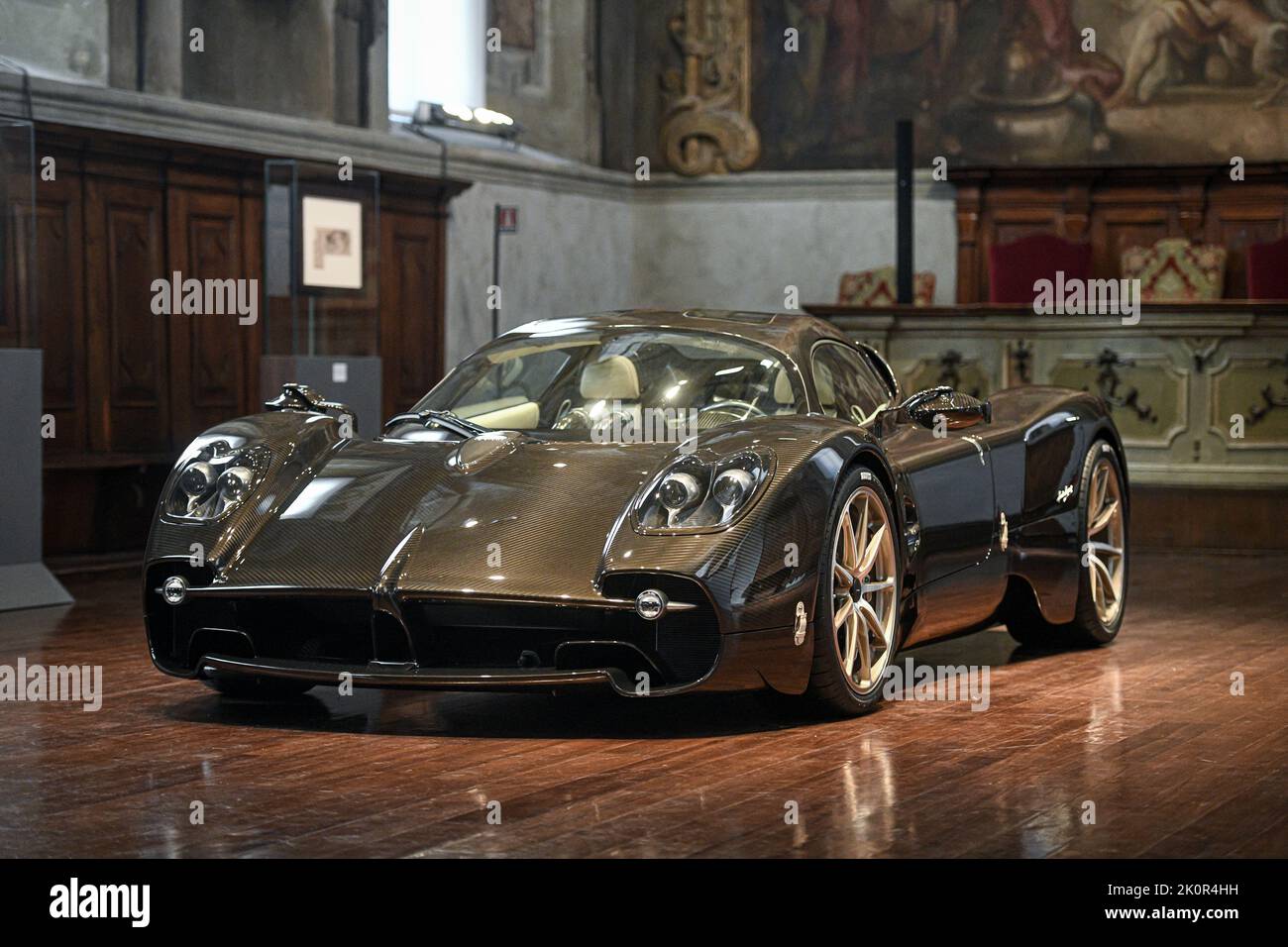 Première mondiale de la toute nouvelle Pagani Utopia Hypercar au Museo della Scienza e della Tecnologia à Milan, Italie sur 13 septembre 2022 Credit: Piero Cruciatti/Alamy Live News Banque D'Images