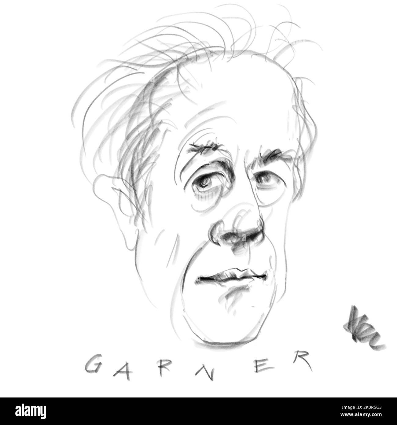 Portrait d'Alan Garner Banque D'Images