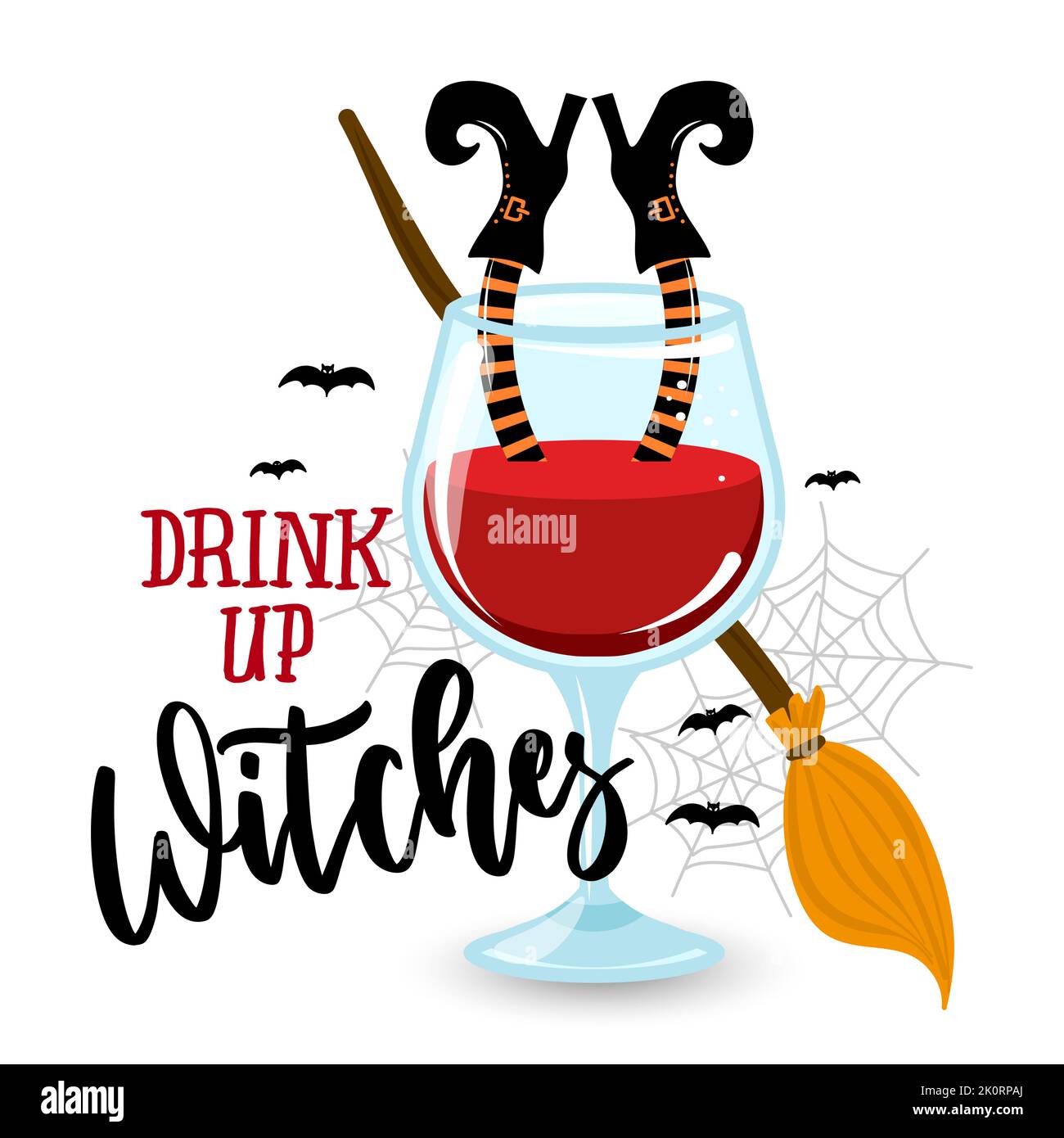 Buvez Des Sorcieres Citation De Halloween Joli Lettrage Dessine A La Main Dans Un Style Scandinave Moderne Isole Sur Un Fond Blanc Illustration Du Stock Vectoriel Image Vectorielle Stock Alamy