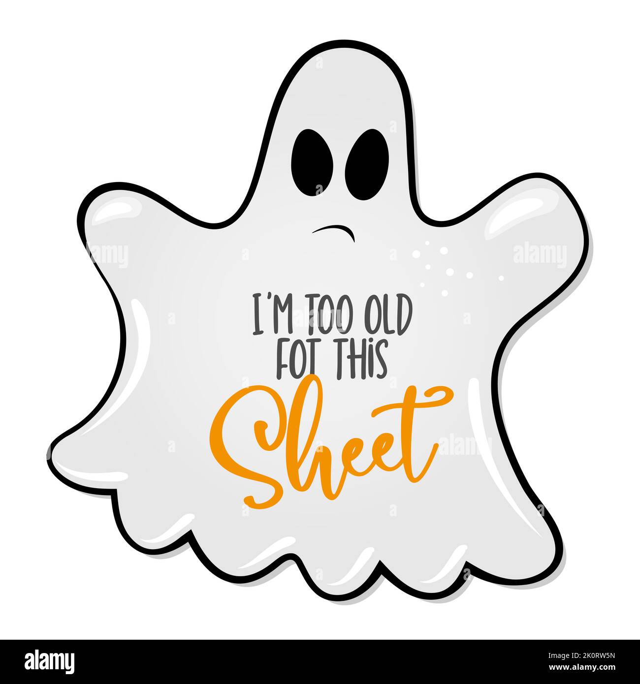 Foyer, j'ai besoin de café à se concentrer - citation d'Halloween sur fond blanc avec un balai et chapeau de sorcière. Bon pour t-shirt, mug, réservation de ferraille, cadeau, printi Illustration de Vecteur