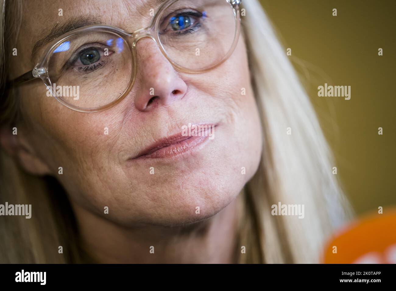 2022-09-13 08:23:21 LA HAYE - Sigrid Kaag, ministre des Finances, pendant l'heure hebdomadaire des questions à la Chambre des représentants. ANP BART MAAT pays-bas hors - belgique hors Banque D'Images