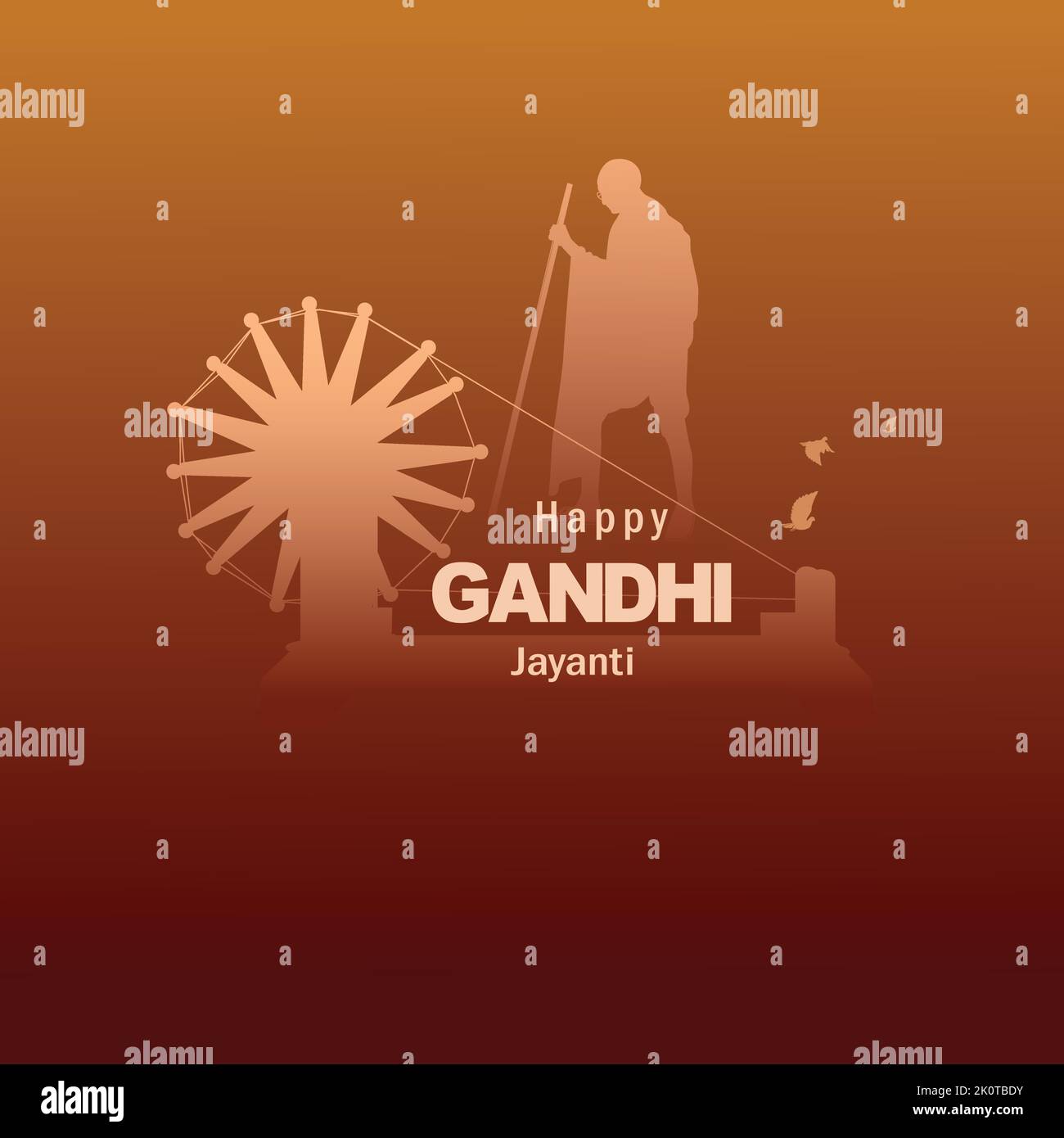 Happy Gandhi Jayanti dessin vectoriel illustration Illustration de Vecteur