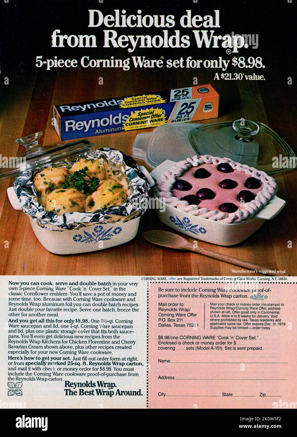 Vintage 19 Mai 1978 Publicité magazine 'Family Circle', Etats-Unis Banque D'Images Vintage 19 Mai 1978 Publicité magazine 'Family Circle', Etats-Unis Banque D'Images