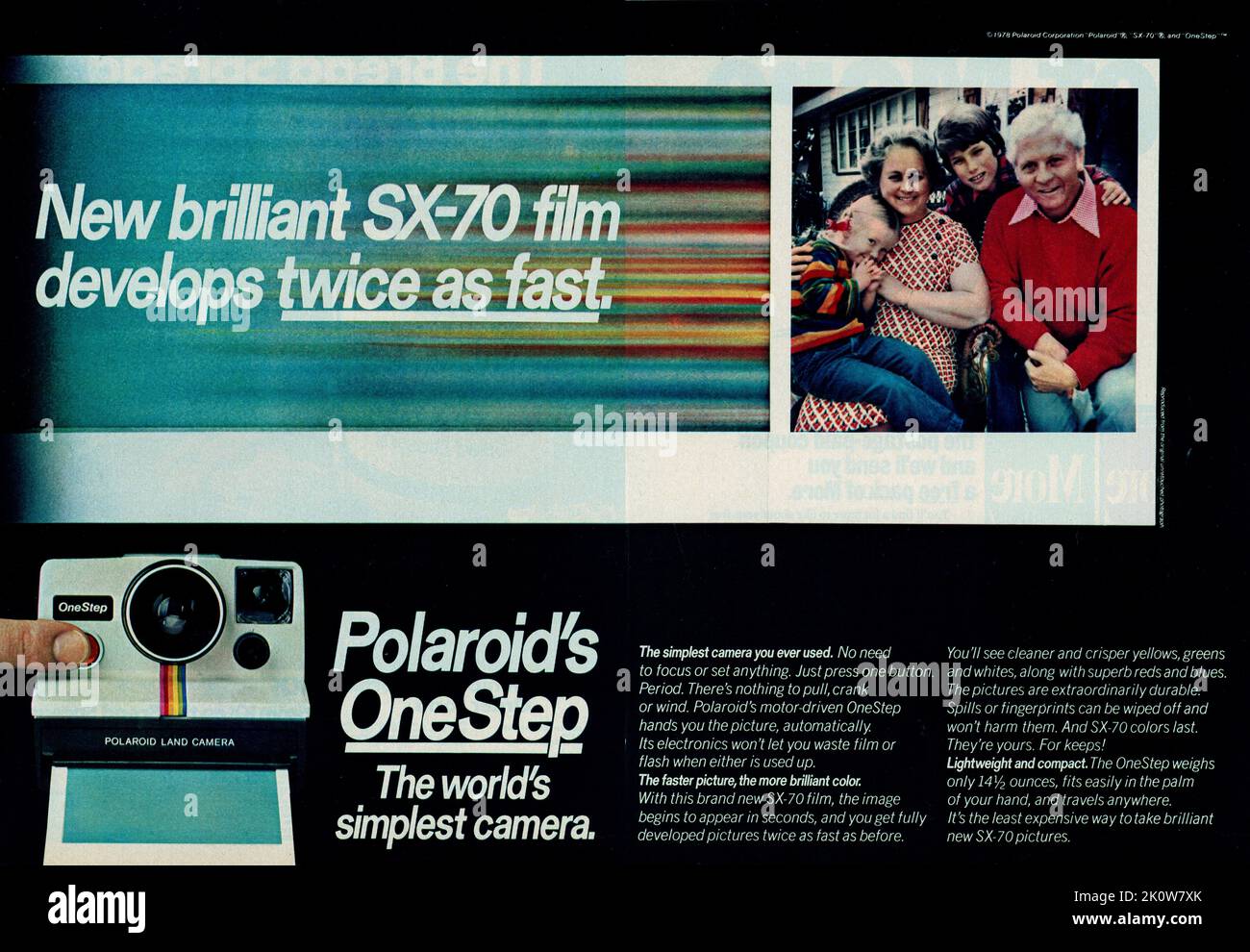 Vintage 19 Mai 1978 Publicité magazine 'Family Circle', Etats-Unis Banque D'Images