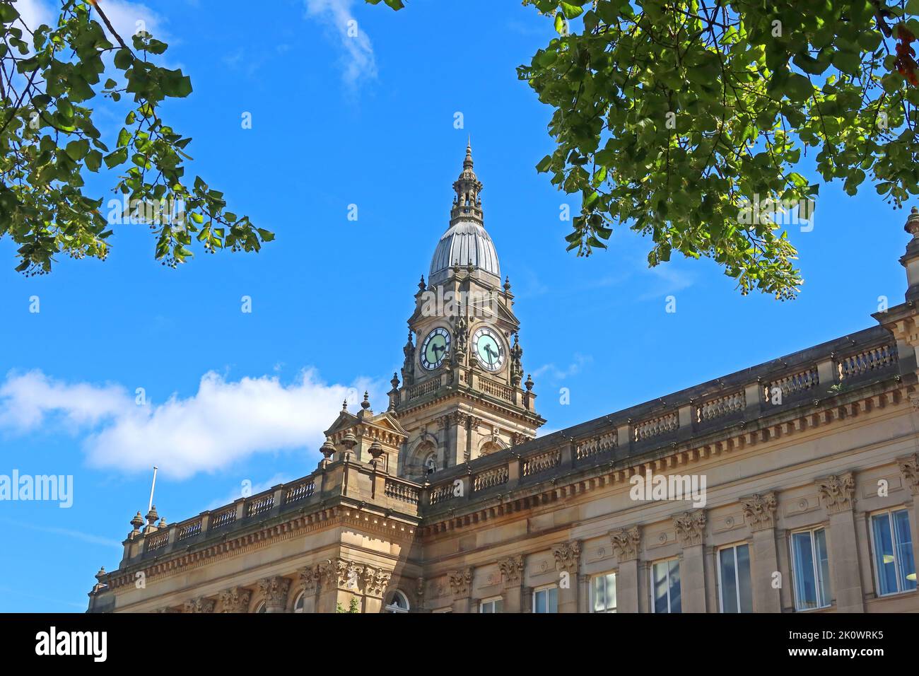 Hôtel de ville de Bolton, Victoria Square, Bolton, conçu par William Hill de Leeds et George Woodhouse de Bolton, Grand Manchester, Angleterre, BL1 1RU Banque D'Images
