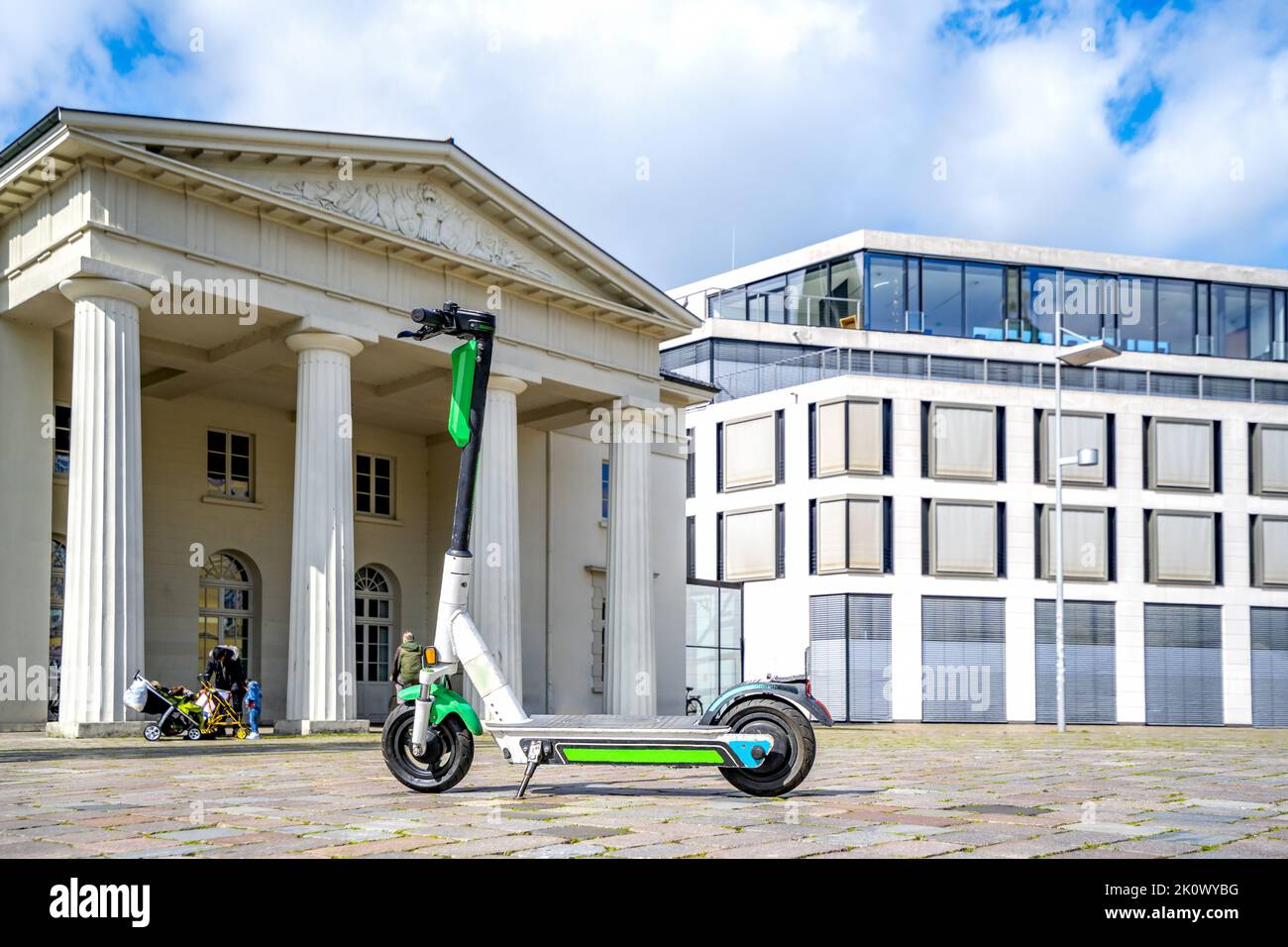 E-Scooter, Oldenburg, Basse-Saxe, Allemagne Banque D'Images