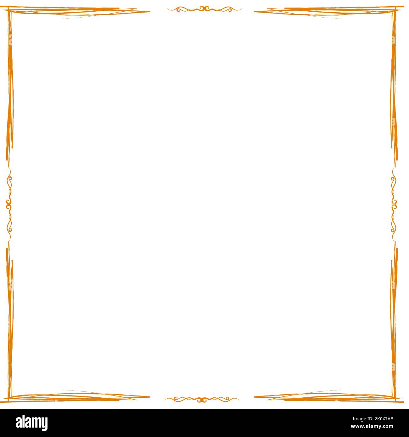 cadres et bordures simples antiques Banque D'Images