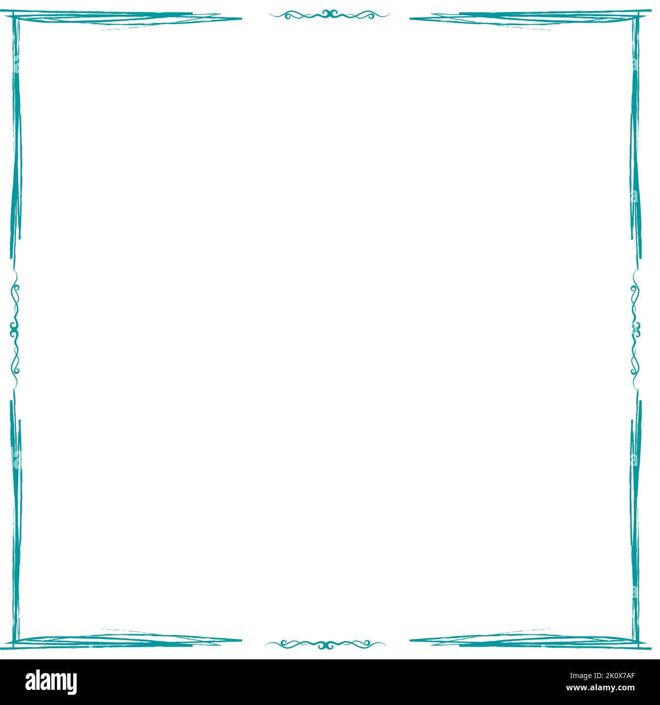 cadres et bordures simples antiques Banque D'Images