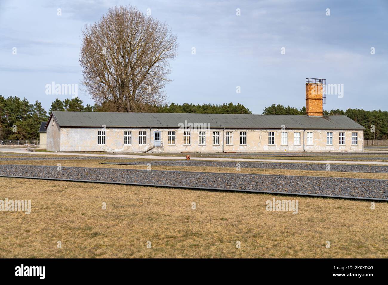 Gedenkstätte und Konzentrationslager Sachsenhausen in Oranienburg Banque D'Images