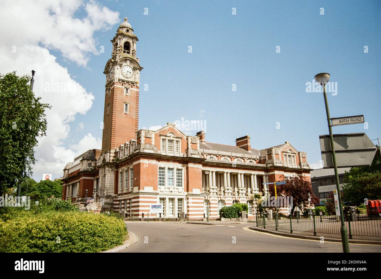 Lansdowne Clock Tower, Bournemouth and Poole College, Bournemouth Dorset, Angleterre, Royaume-Uni. Banque D'Images