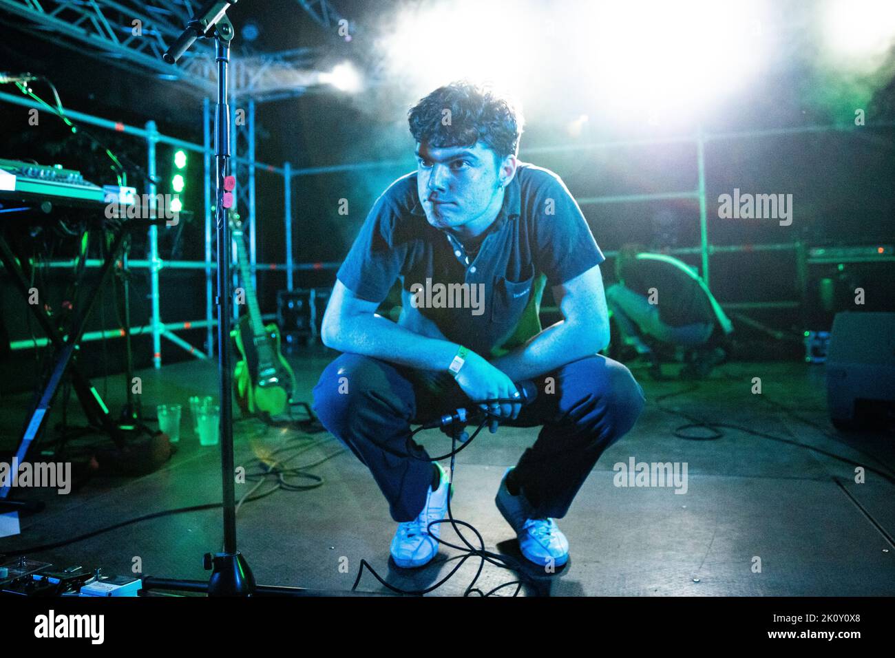 Milan Italie. 13 septembre 2022. Le club DES HOMMES DU groupe britannique joue en direct sur scène à Circolo Magnolia pour présenter son nouvel album « Fear Fear ». Banque D'Images