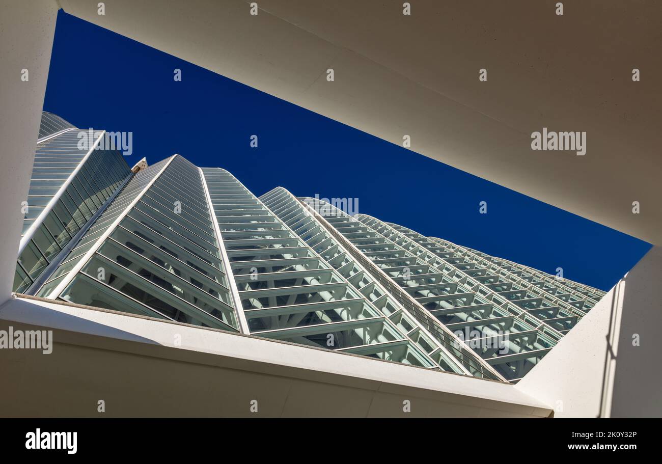 Ville des Arts et des Sciences (Ciutat des Arts i les Ciències) à Valence, Espagne. Banque D'Images