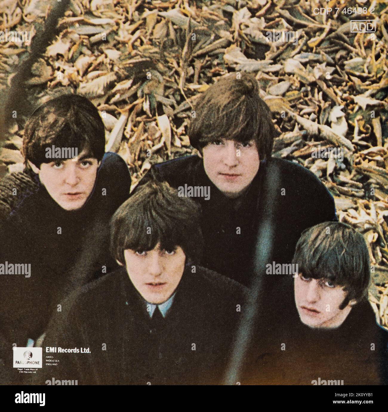 Carte IEM CD Disc Inlay - The Beatles - Beatles à vendre. Banque D'Images