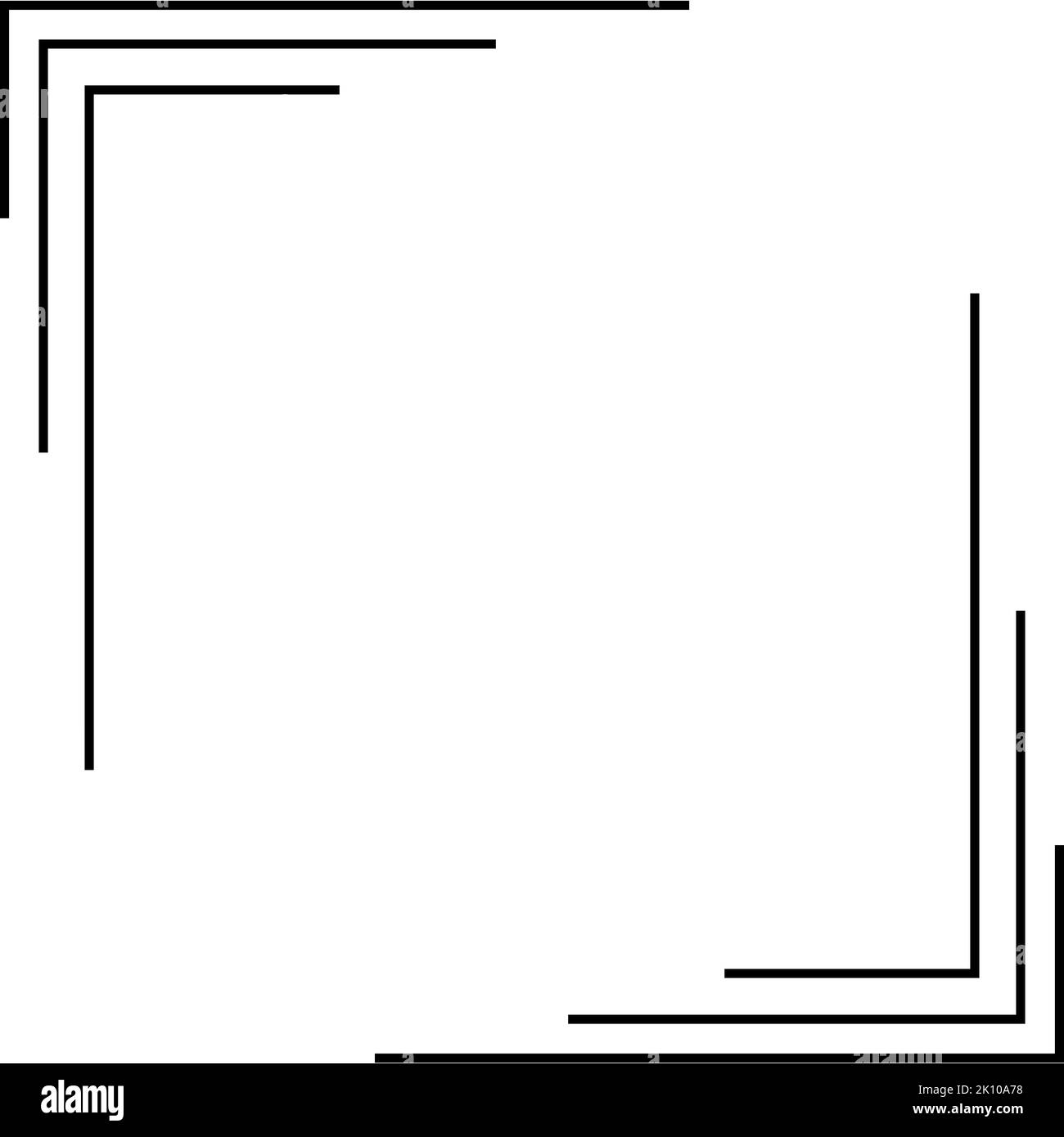 bordures et cadres très simples Banque D'Images