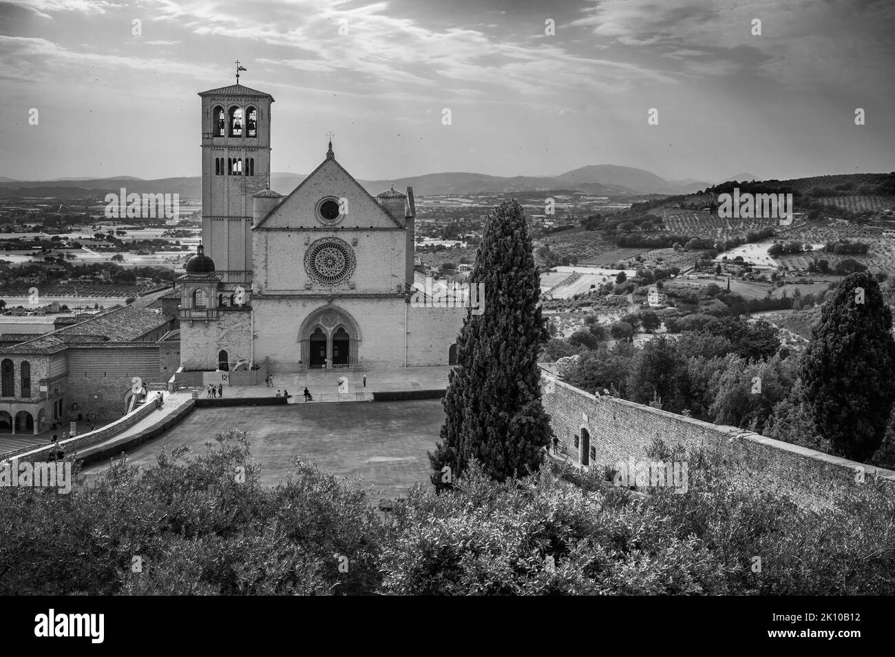 Ancienne basilique papale de San Francesco d'Assise. Art et religion. Banque D'Images