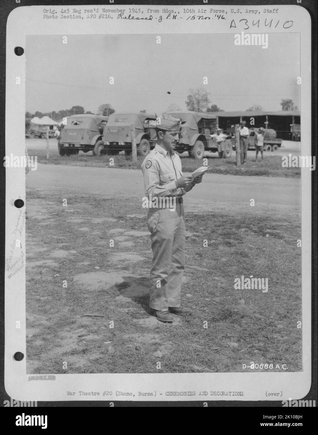 Aviation, Birmanie, Inde et cérémonies et décorations, guerre du MEMORIALSERVICES Banque D'Images