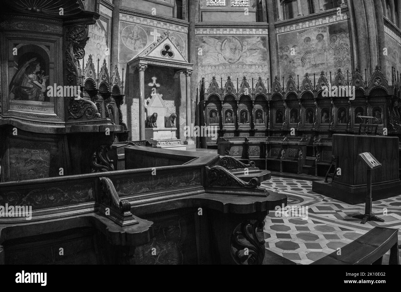 Ancienne basilique papale de San Francesco d'Assise. Art et religion. Banque D'Images