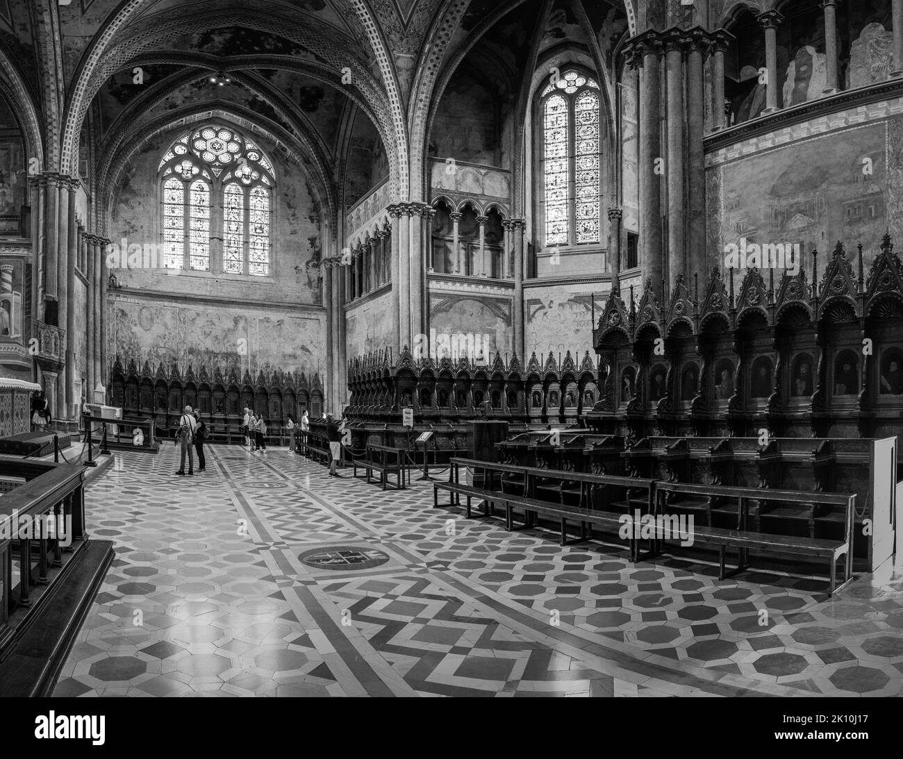 Ancienne basilique papale de San Francesco d'Assise. Art et religion. Banque D'Images