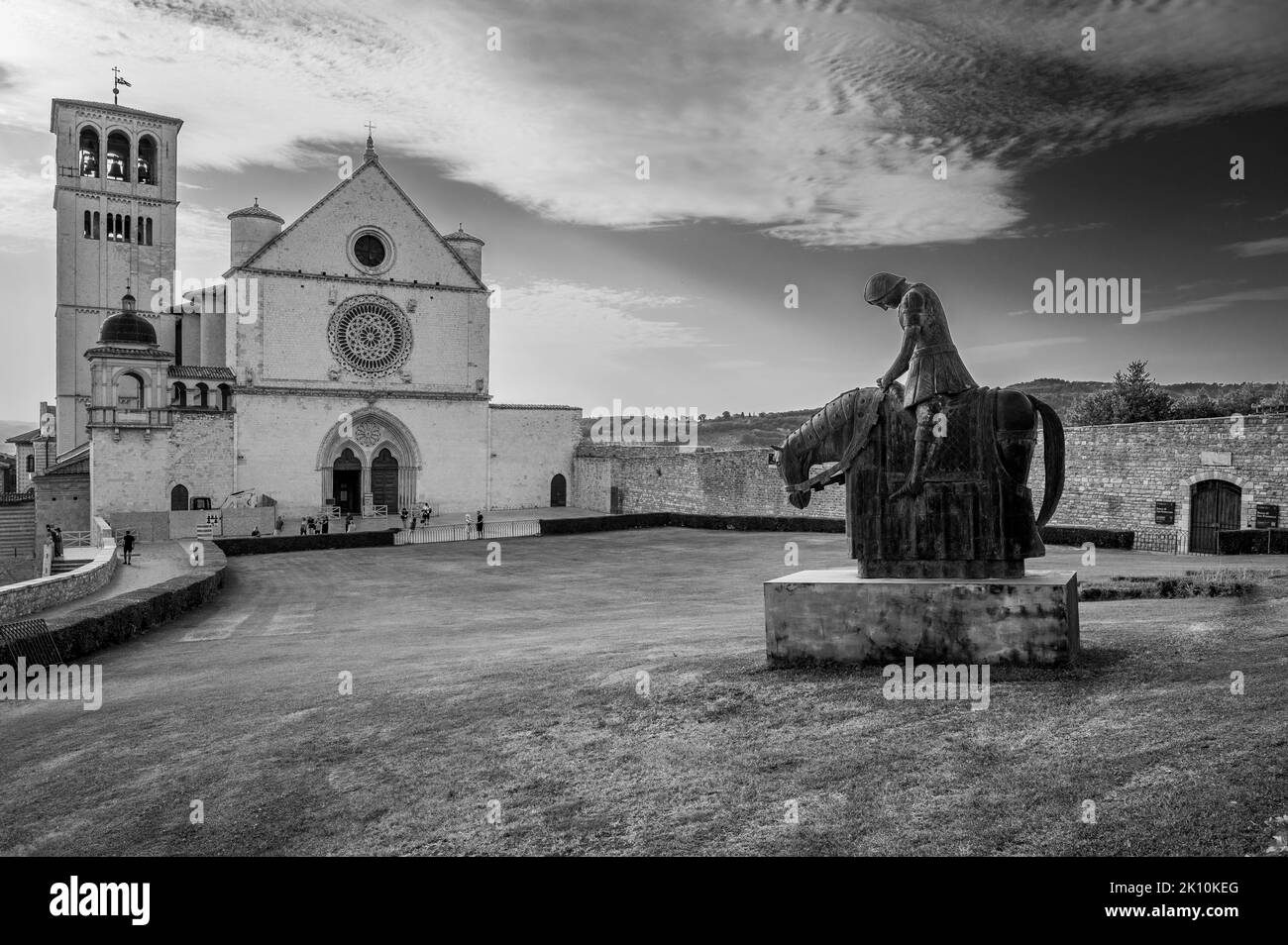 Ancienne basilique papale de San Francesco d'Assise. Art et religion. Banque D'Images
