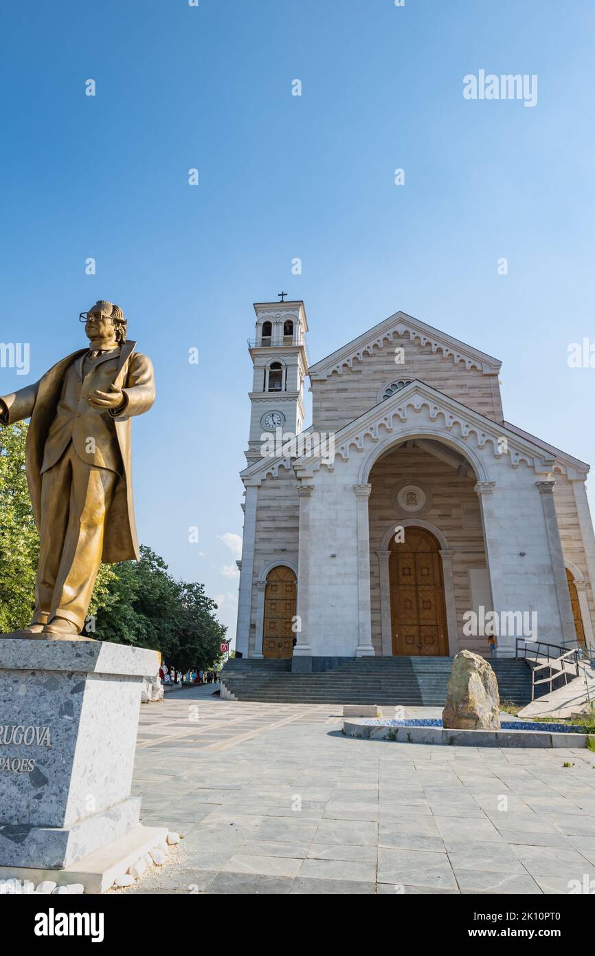 Pristina, Kosovo juillet 2022 Cathédrale mère Teresa de Pristina