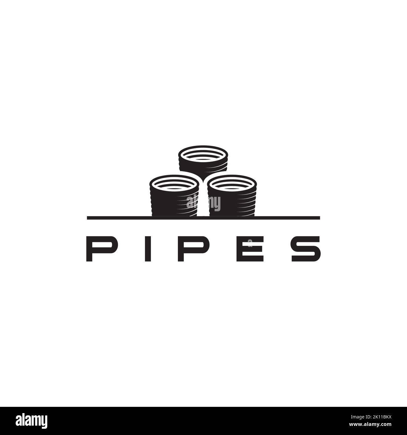 Modèle de conception du logo de plomberie - Vector Illustration de Vecteur