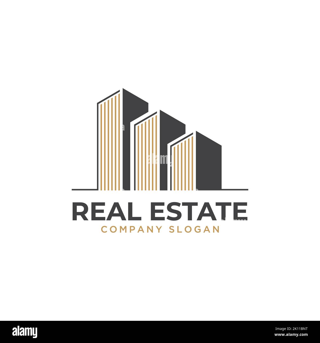 Modèle de conception du logo de construction. Vecteur d'icône de maison d'architecte créatif Illustration de Vecteur