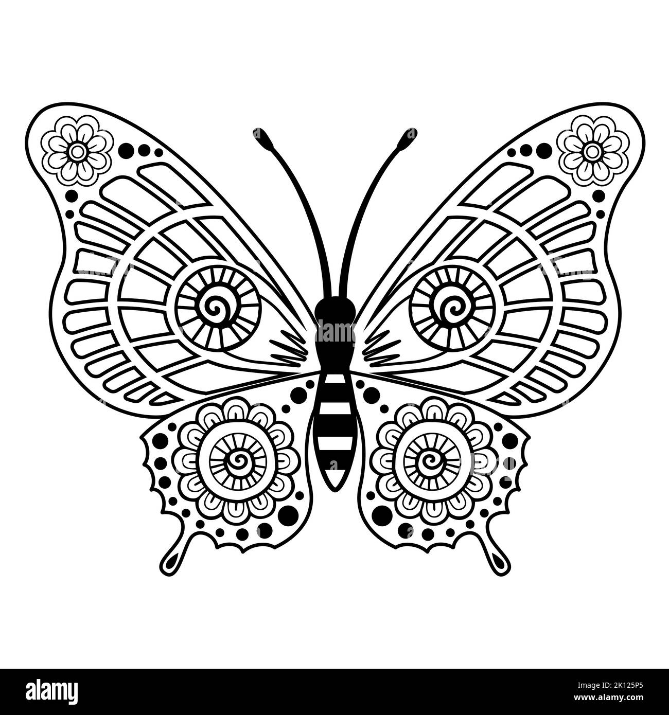 Page De Livre De Coloriage Vectoriel Pour Adulte Silhouette De Page De Livre De Coloriage Vectoriel Pour Adulte Silhouette De