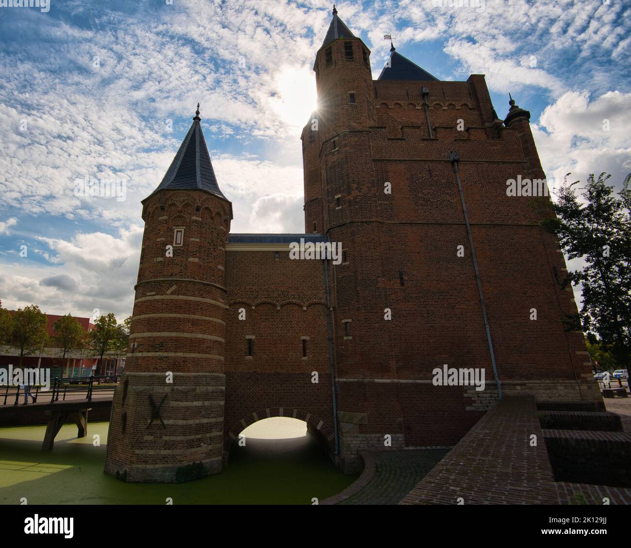 Belle ville de Haarlem aux pays-Bas Banque D'Images