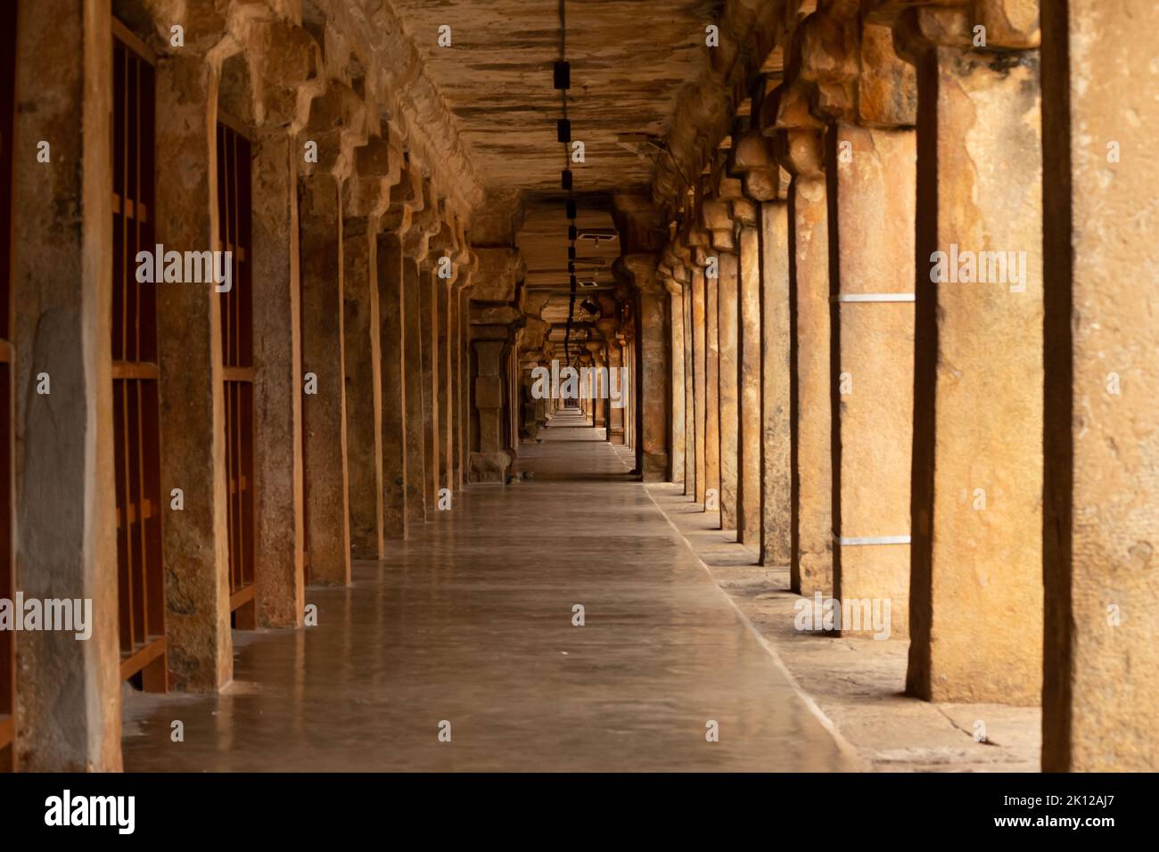 Temple Brihadeshwara, Grand Temple, Temple de la dynastie Chola, Thanjavur, Tamil Nadu, Inde. Banque D'Images