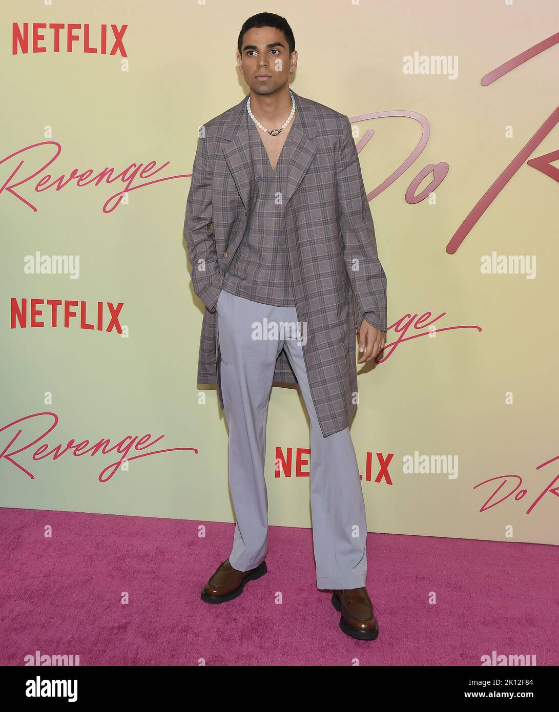 Los Angeles, États-Unis. 14th septembre 2022. Rish Shah arrive à Netflix's DO REVENGE Premiere qui a eu lieu au théâtre TUDUM à Hollywood, CA, mercredi, ?14 septembre 2022. (Photo par Sthanlee B. Mirador/Sipa USA) crédit: SIPA USA/Alay Live News Banque D'Images