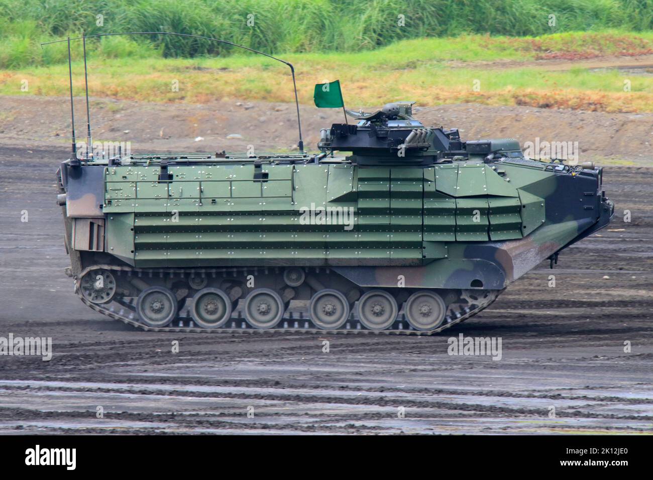 AAV7 véhicule amphibie d'assaut de JGSDF Banque D'Images
